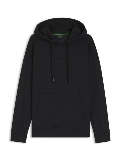 REGULAR-FIT HOODIE WITH QUILTED JACQUARD