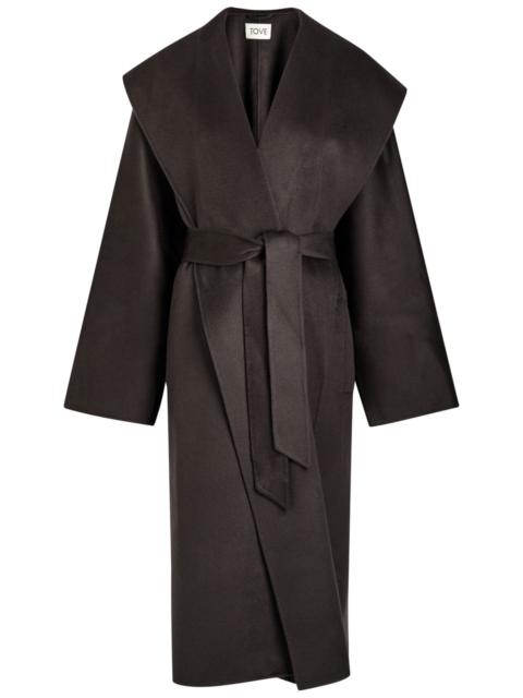 Tove Fenn Belted Wool-blend Coat