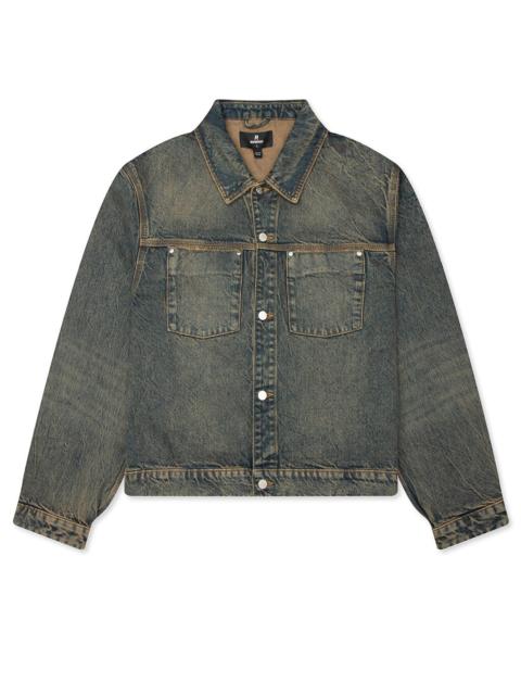 DENIM TRUCKER - BLUE CREAM