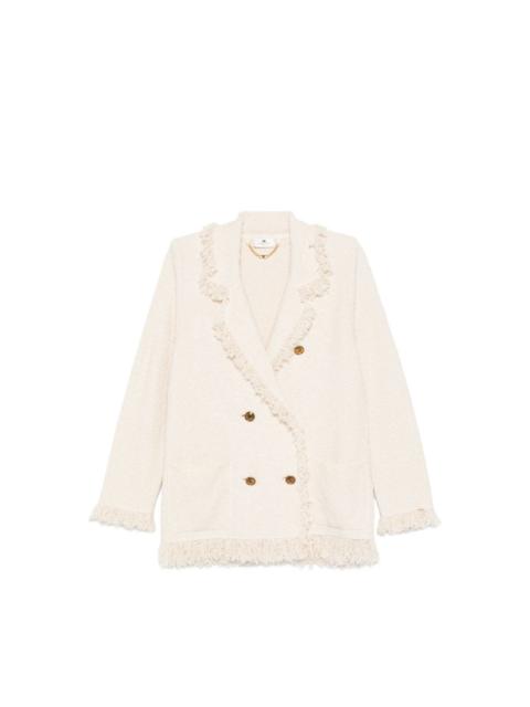 Cotton double-breasted jacket