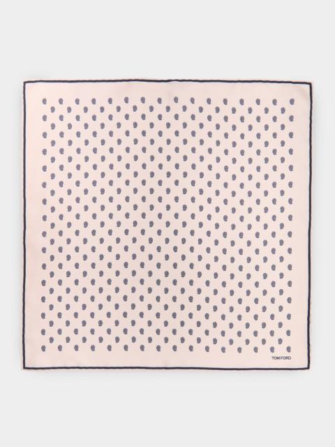Men's Micro Paisley-Print Silk Pocket Square