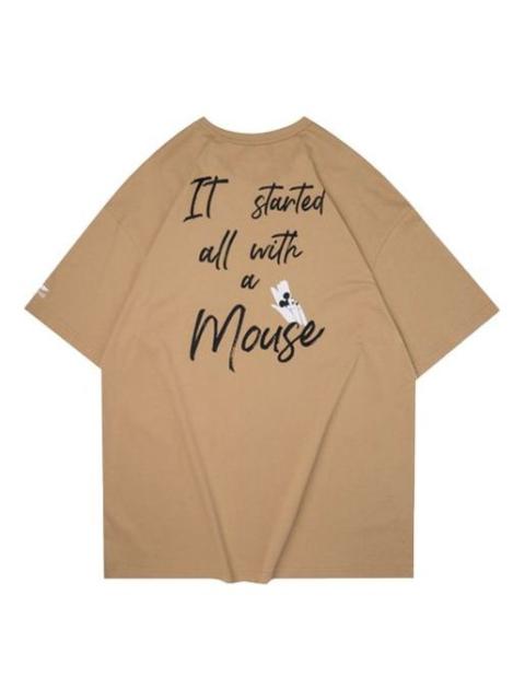 Li-Ning x Disney Loose Short Sleeve 'Brown' AHSQ517-2