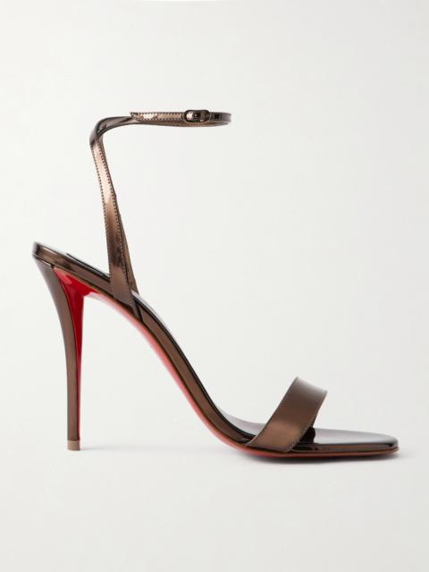 Miss Z 100 Metallic Patent-leather Sandals