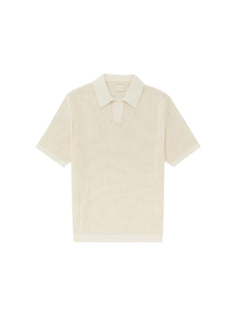 Aime Leon Dore Mesh Knit Polo (SS23) White