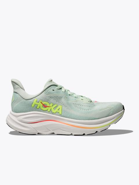 Women's Clifton 10 Shoes in Sea Glass/Neon Flame