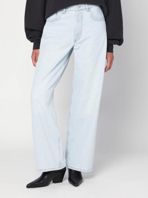 Light blue jeans in organic denim
