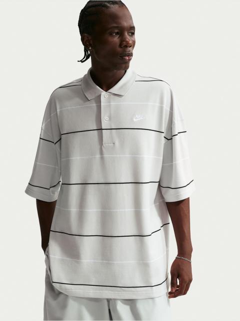 Nike Sportswear Club Men's Oversized Striped Polo