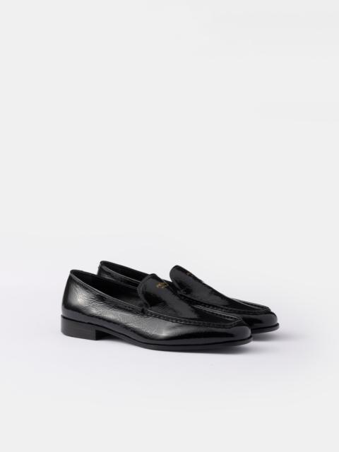 Naplak patent leather loafers