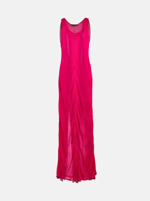 Chiffon maxi dress