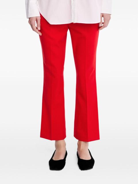 high-waisted pocket trousers