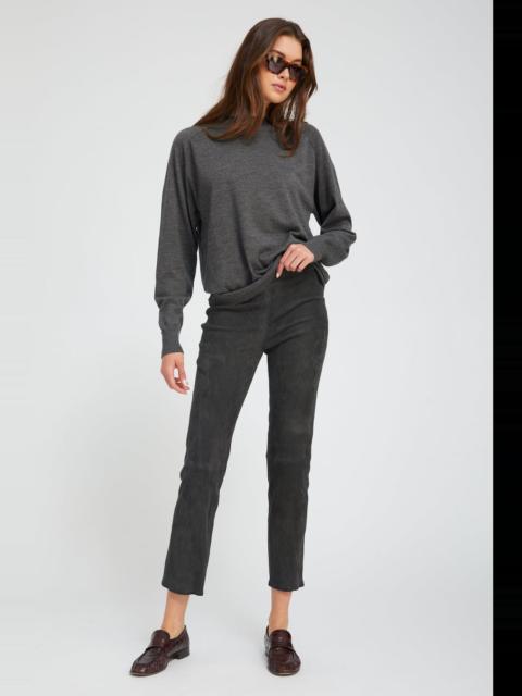 CHARCOAL SUEDE SOPHIA PULL ON