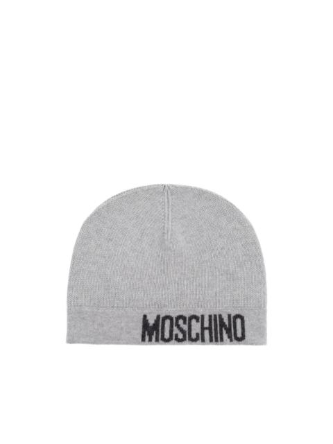 logo-intarsia beanie