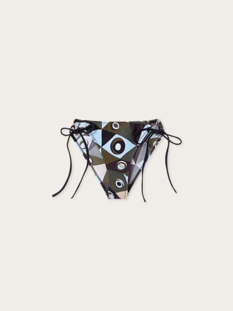 OCCHI PRINT ADJUSTABLE BIKINI BOTTOM