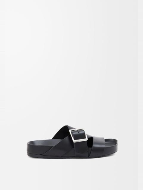 Ease Buckle slide in vegetable-tanned calfskin
