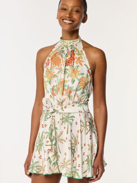 Mini Dress Cassandra - Green Equator