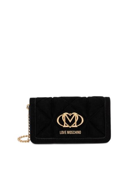 logo-plaque crossbody bag