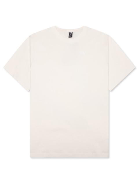ESSENTIAL SIMPLE DOME OVERSIZED S/S TEE - WHITE DUNE