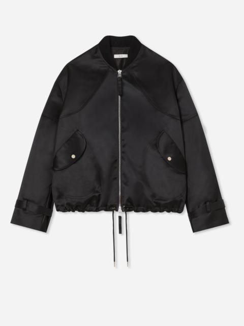 Sports Bomber in Duchess Satin