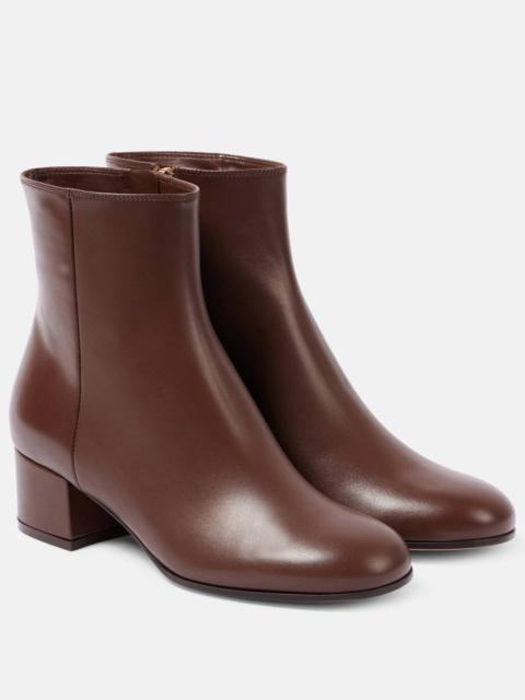 Joelle leather ankle boots