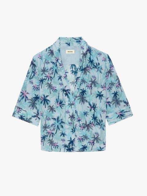 Telmos Resort Printed Silk Blouse