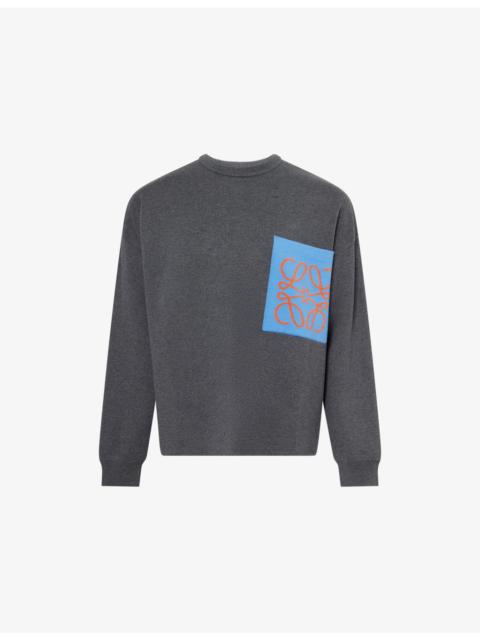 Anagram Crewneck Knitted Jumper