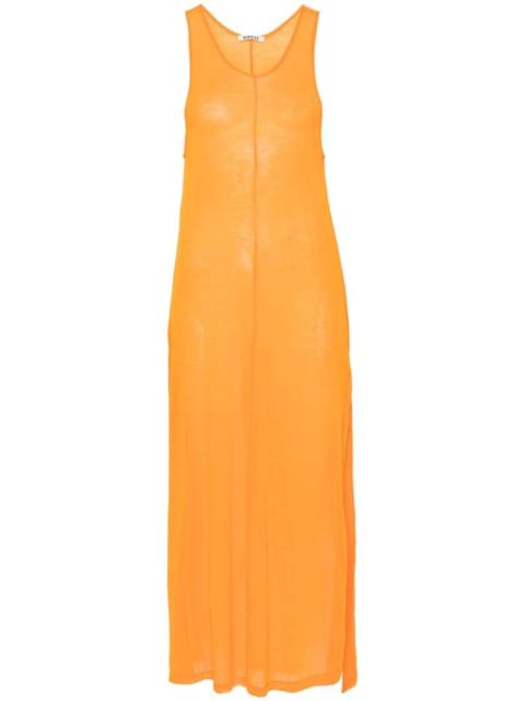 semi-sheer maxi dress