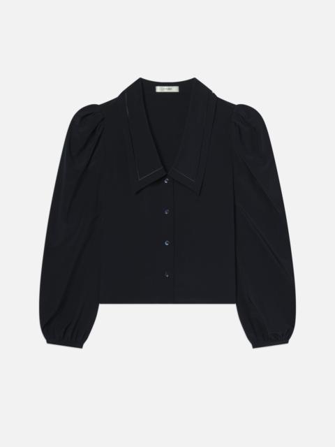 The Long Sleeve Sailor Blouse in Navy