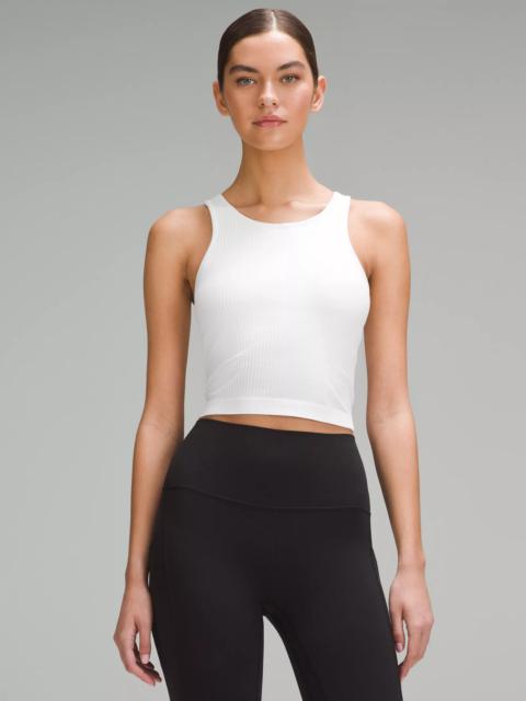 Ebb to Street Cropped Racerback Tank Top