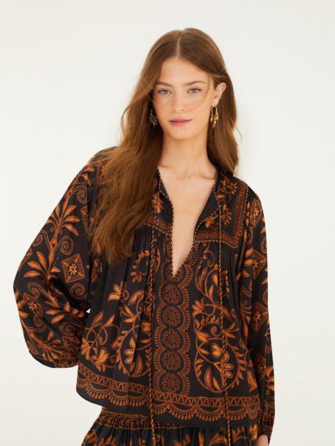 Black Cornely Ainika Blouse