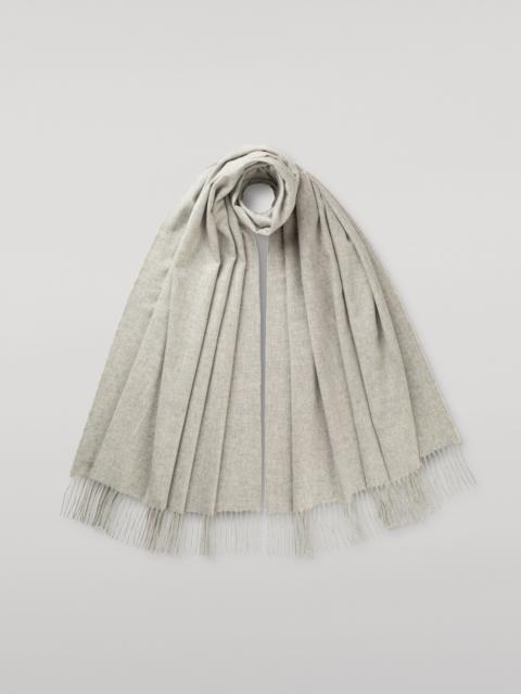 Silver Grey Cashmere Stole