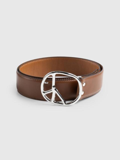 Needles – Peace Buckle Belt - Steer Lthr.