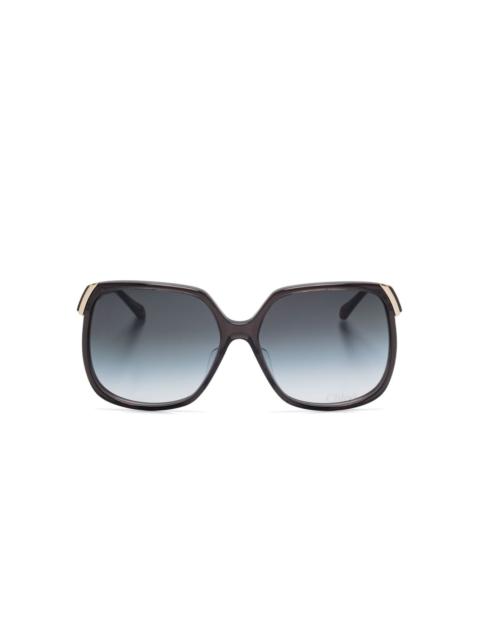butterfly-frame sunglasses