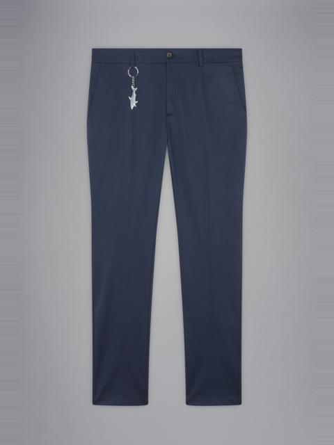 COTTON STRETCH CHINO TROUSERS
