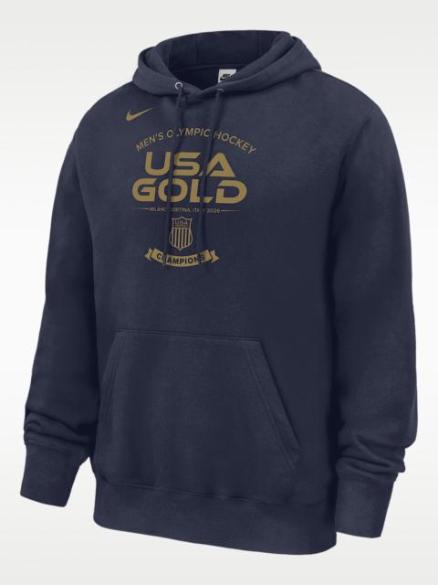 Nike USA Olympic Team 2026 "Gold Medal" Club Fleece Roster Men's Hoodie