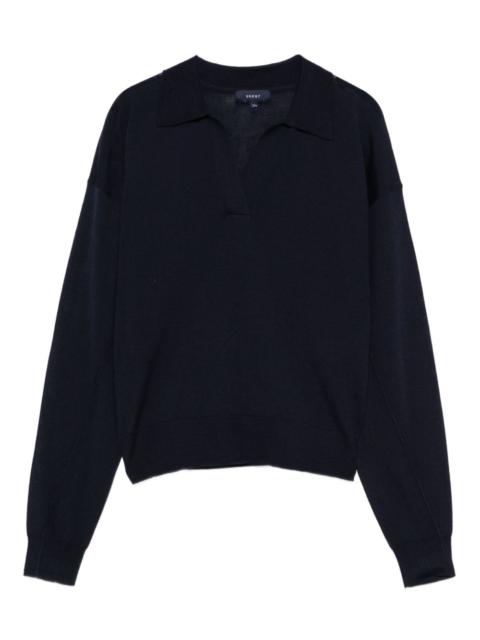 polo-neck sweater