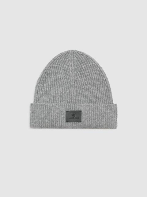 Carley Beanie - Medium Heather Grey Cashmere