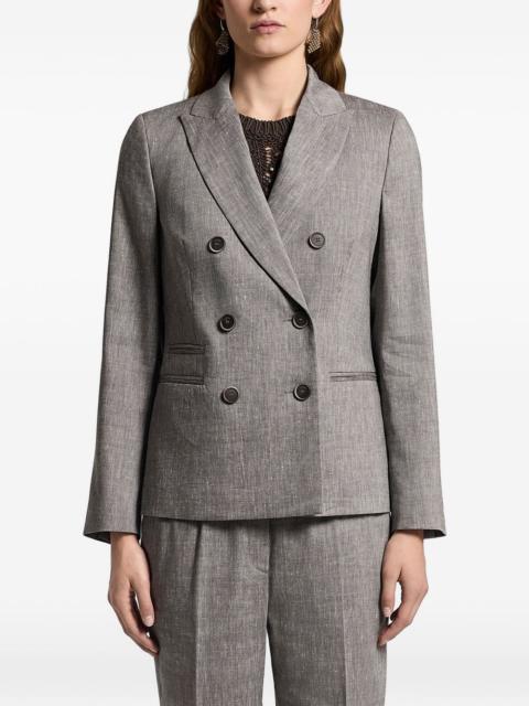 double-breasted blazer