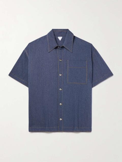 Oversized Wool and Cotton-Blend Drill Shirt