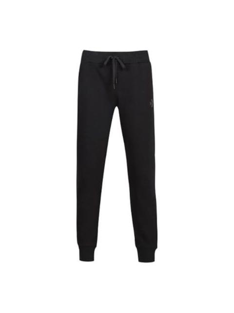 (WMNS) Converse Knitted sweatpants 'Black' 10007186-A01