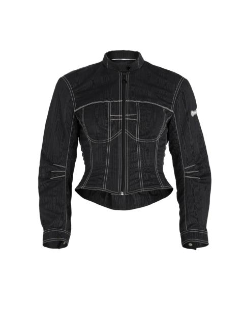 Racing Jacket in Regenerated Moire
