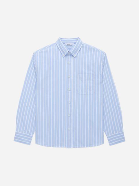 Big Oxford - Blue Banker Stripe