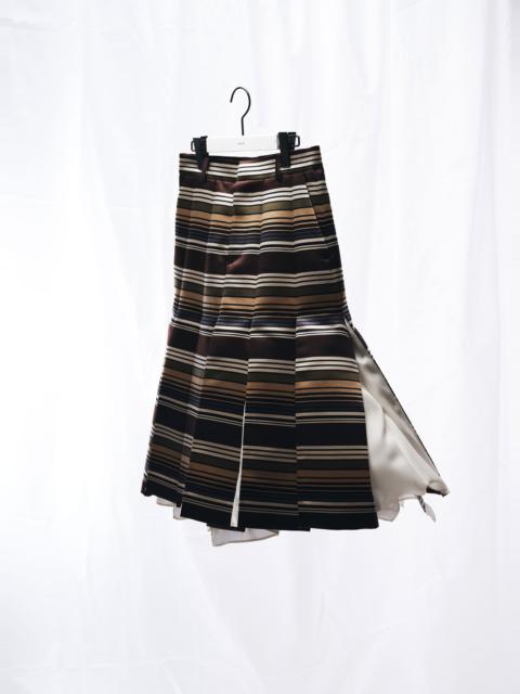Horizontal Stripe Skirt