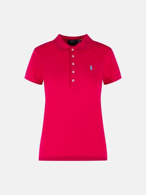 LIGHT BLUE COTTON POLO SHIRT