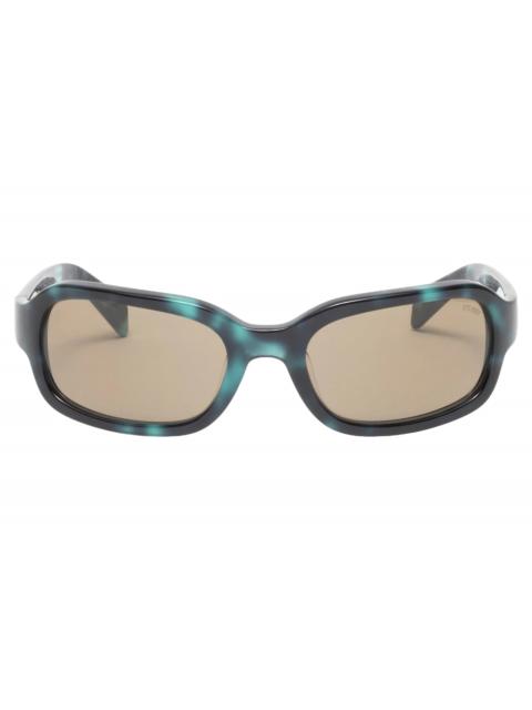Stussy Rome Sunglasses Green Tortoise/Olive Lens