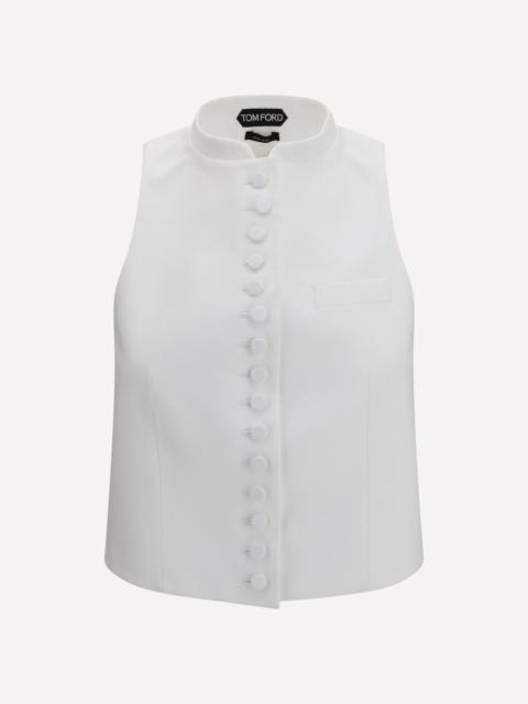 Cotton piqué Waistcoat