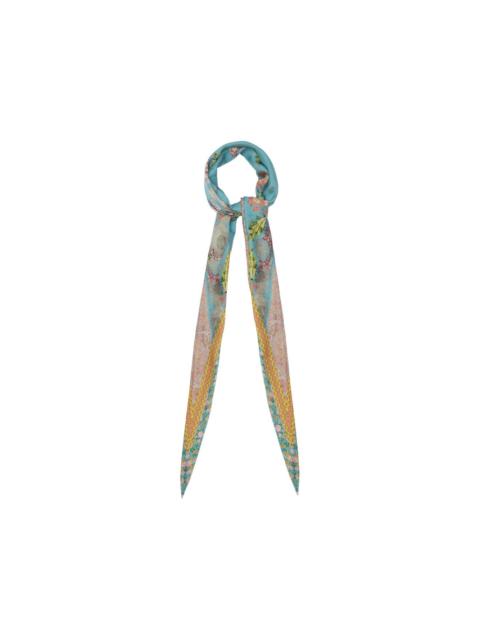 floral-pattern scarf