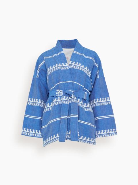 Terara Jacket in Tebibi Blue