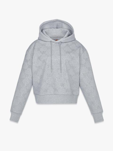 Crystal Monogram Ponte Hoodie