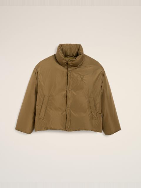 GREEN TAFFETAS AMI DE COEUR DOWN JACKET