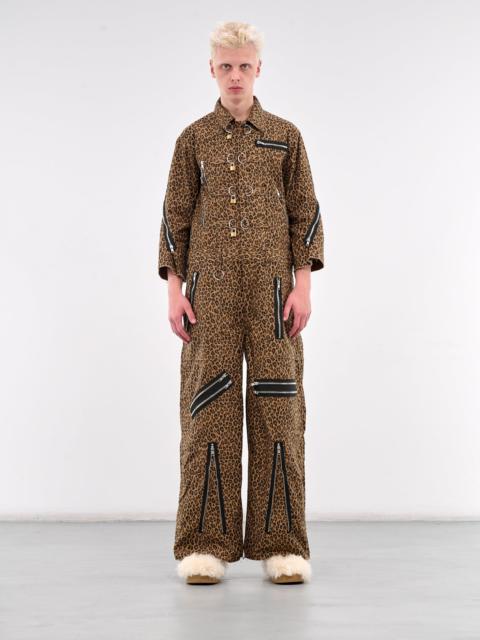 Leopard Lock Punk Jumpsuit